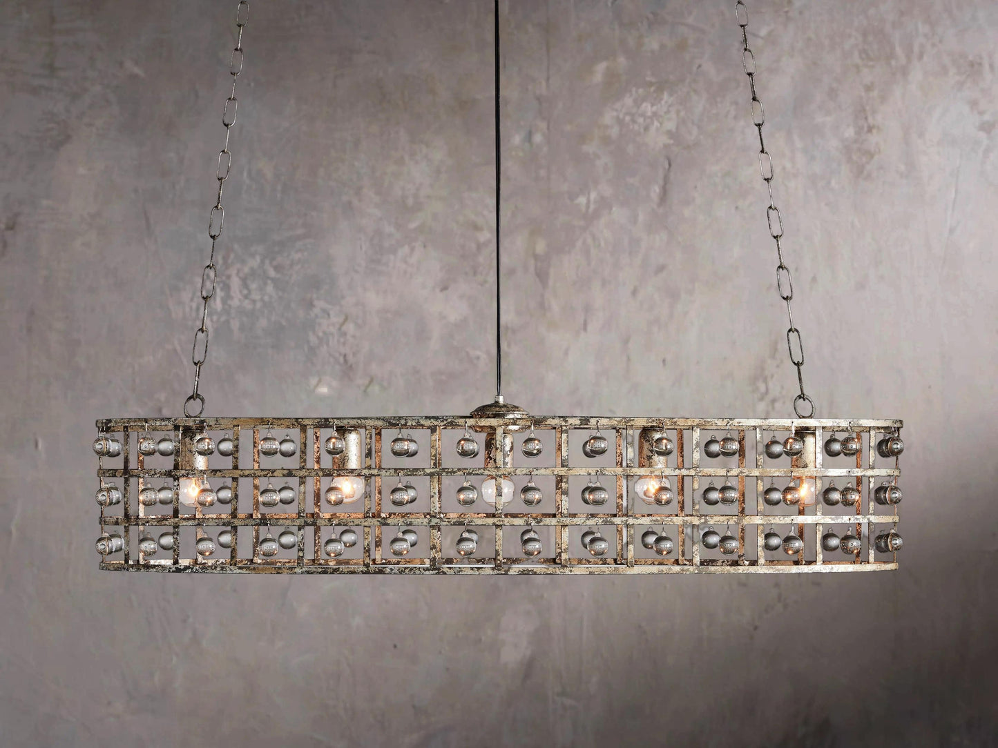 The Enclosed Oval Pendant in Sterling Clay