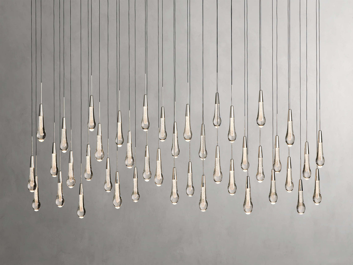 Single Linear Hanging Pendant Light