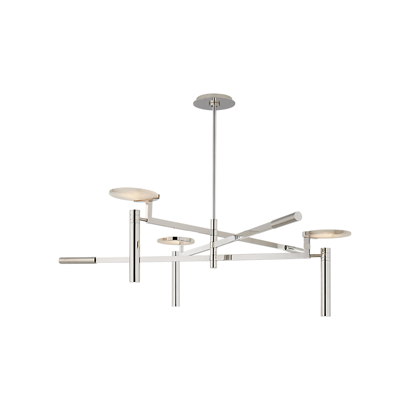 Melange Grand Suspended Disc Pendant Chandelier
