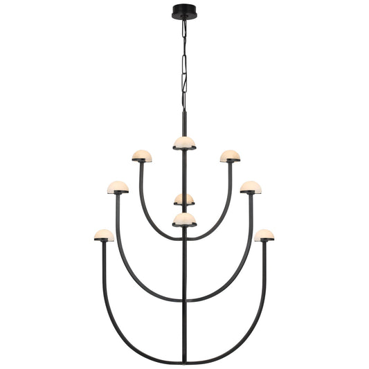 Stone LED Pendant Light, Bronze