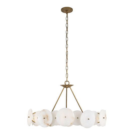 Cosmos Six-Light Pendant Havana Gold