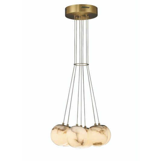 Kepler LED Hanging Light Gold