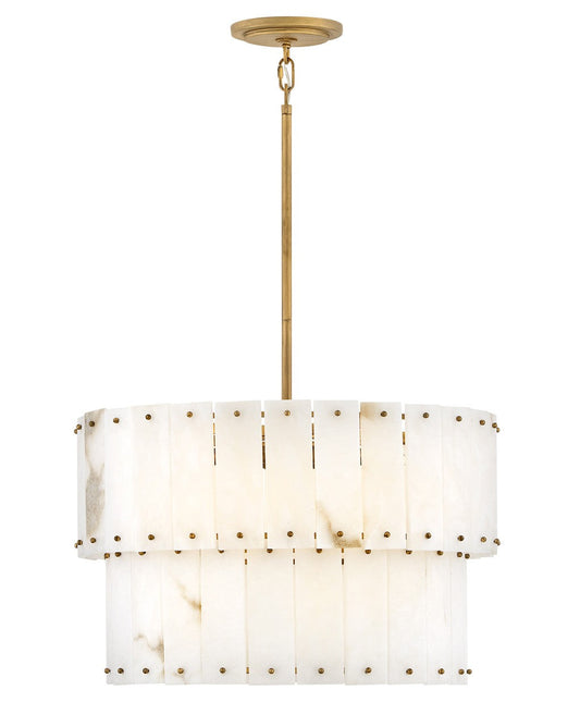 Simone LED Pendant Light Brushed Gold