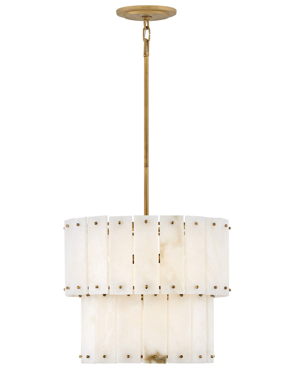 Simone LED Close-to-Ceiling Light Brushed Gold