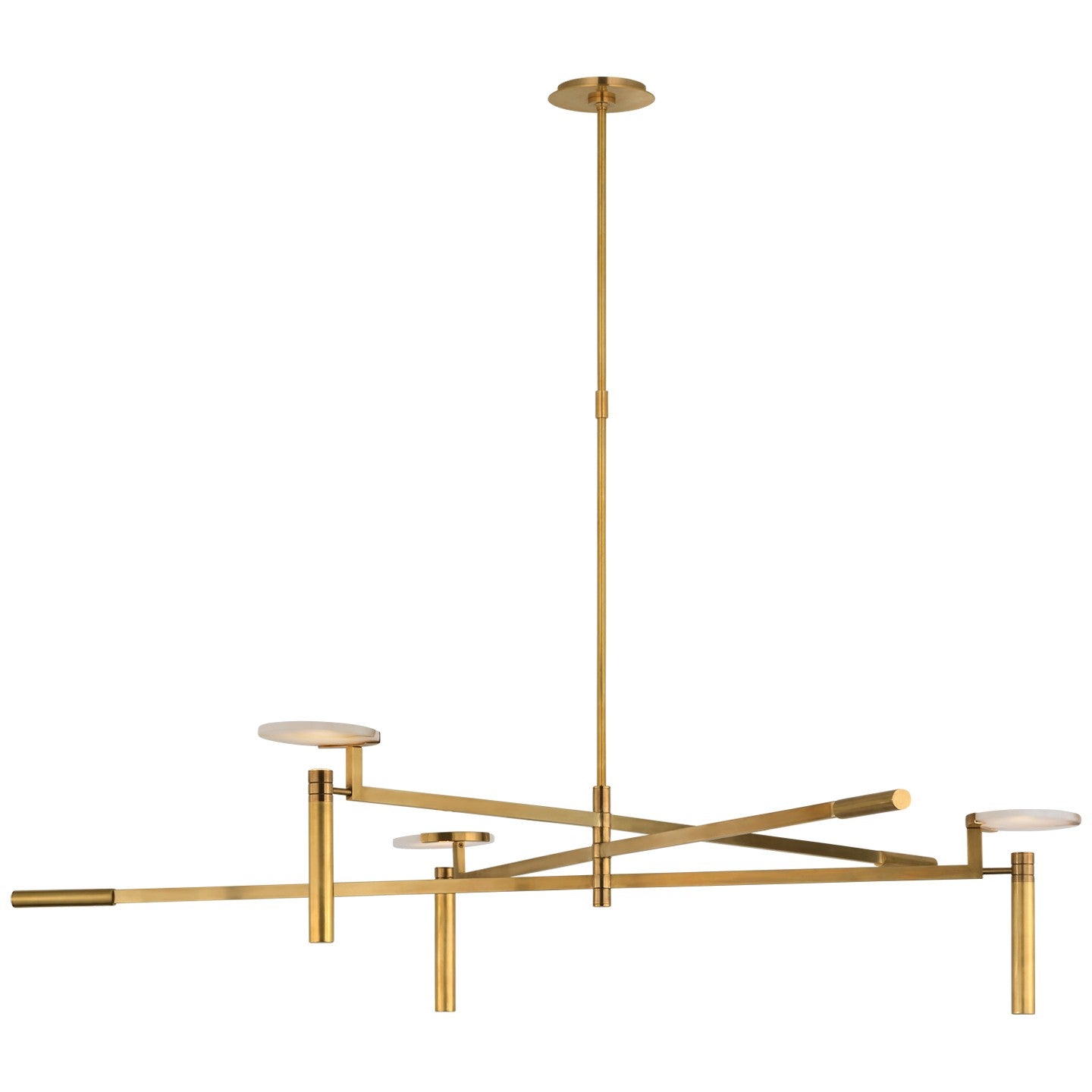 Melange LED Hanging Lamp Retro-Brushed Brass