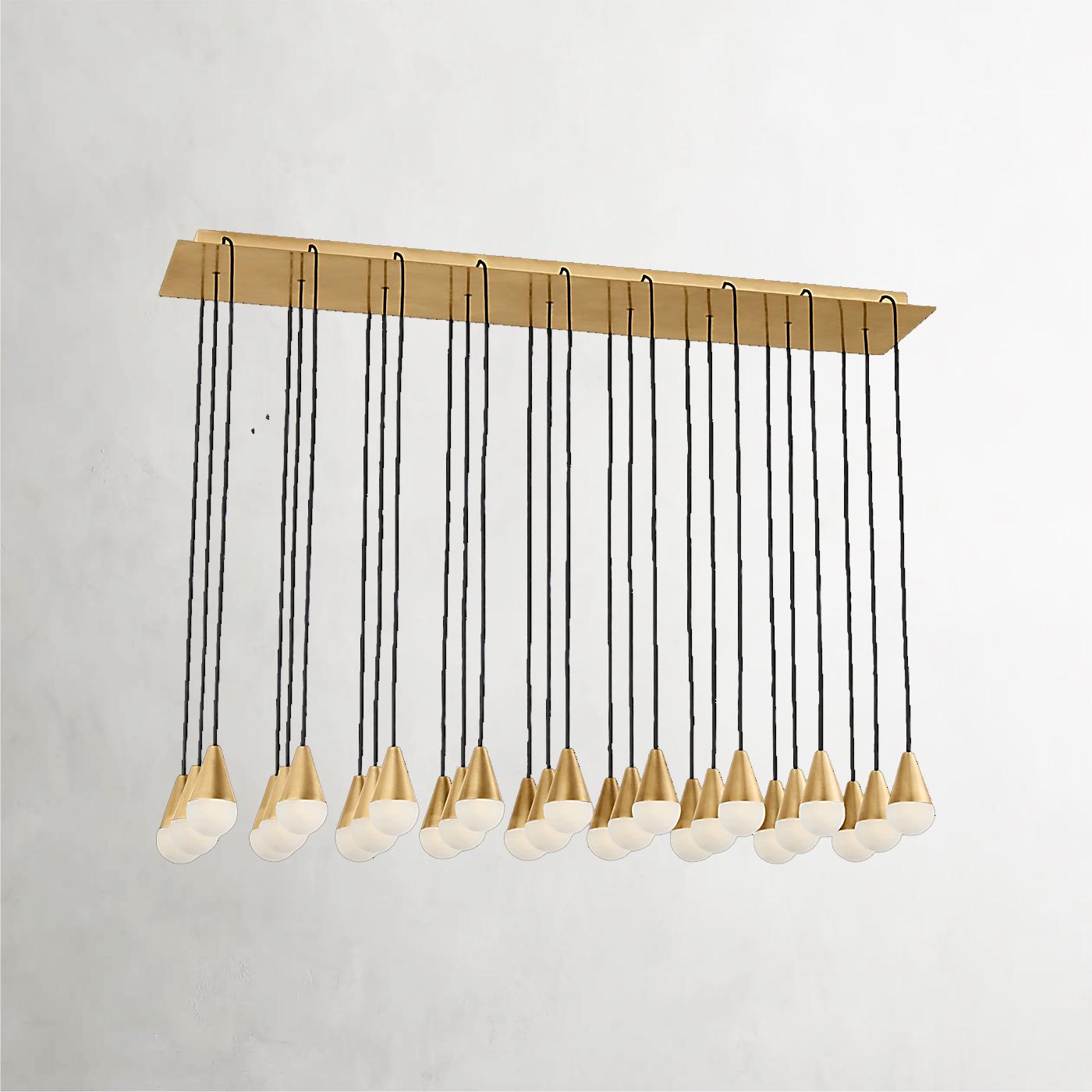 Cupola Alabaster 27-Light Pendant Chandelier