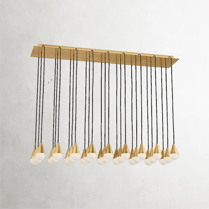 Cupola Alabaster 27-Light Pendant Chandelier