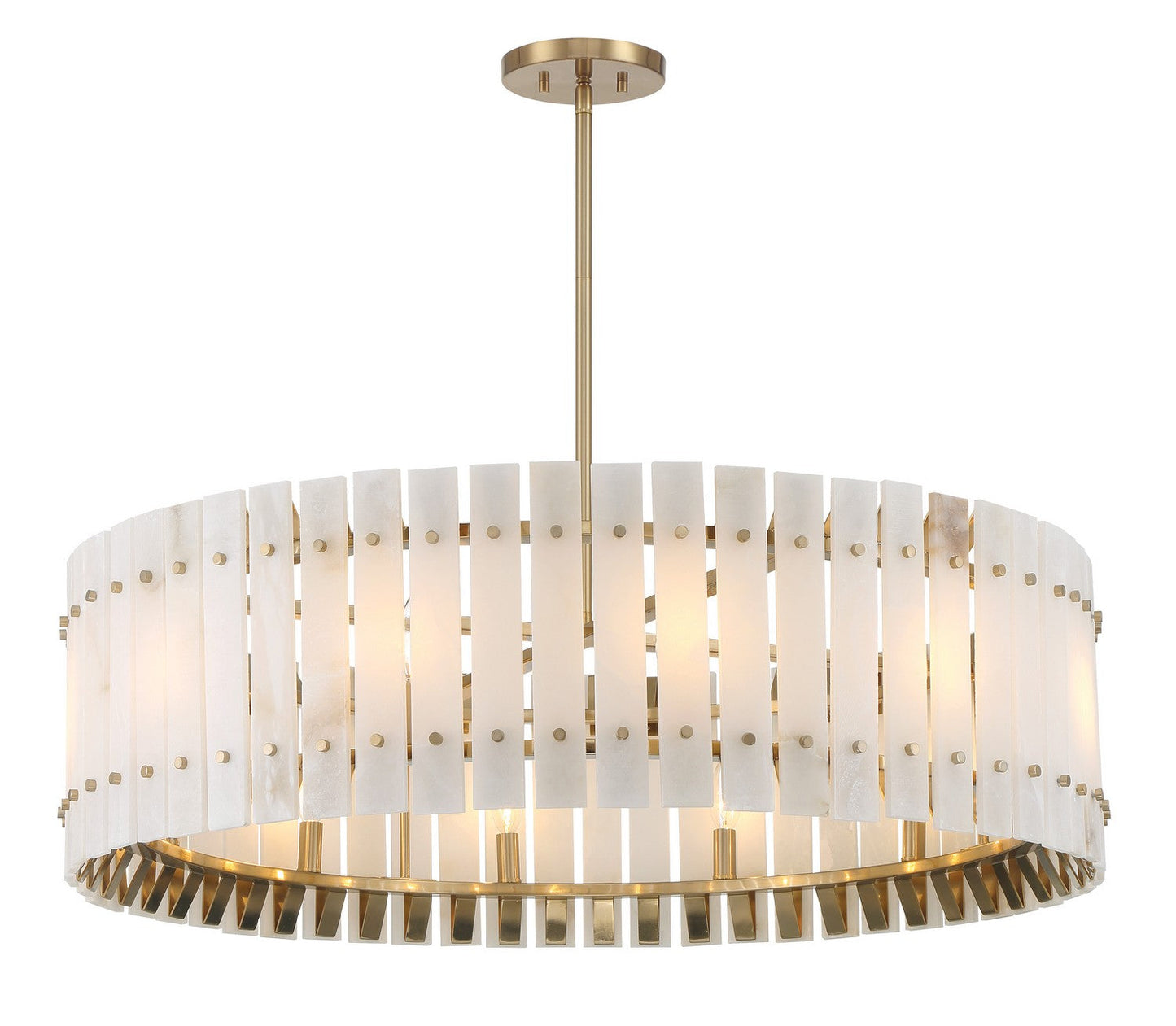Bardon 12-Light Chandelier Celeste Brass