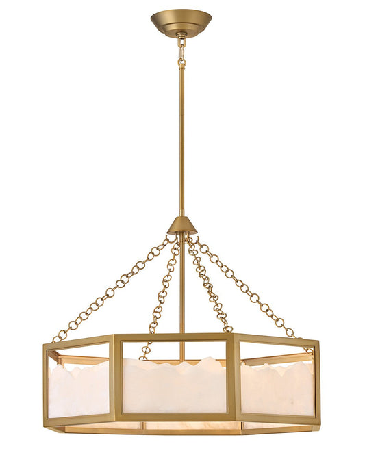 Veleta LED Pendant Light Polished Brass