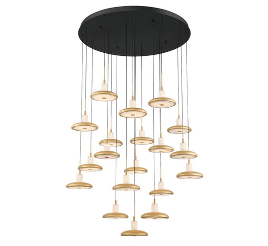 Mantova LED Pendant Light in Matte Black