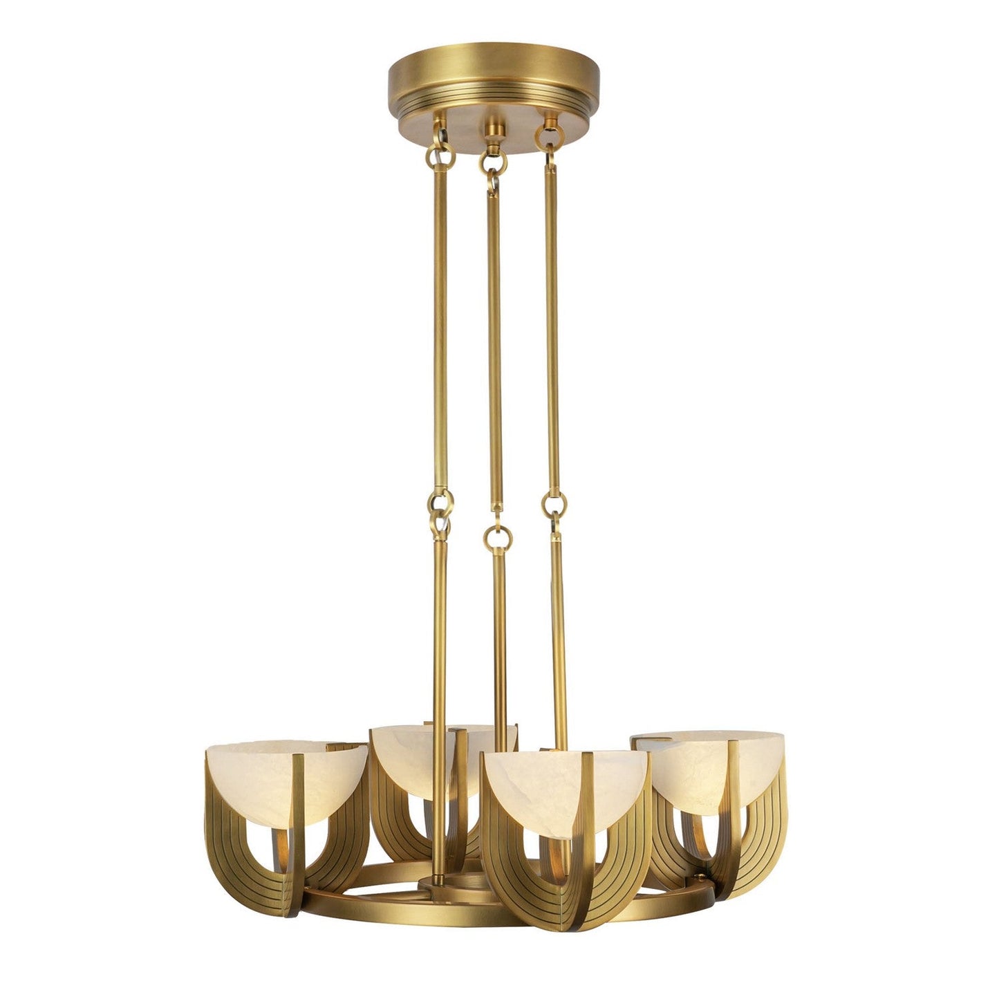 Colette LED Pendant Light Antique Brass/Alabaster