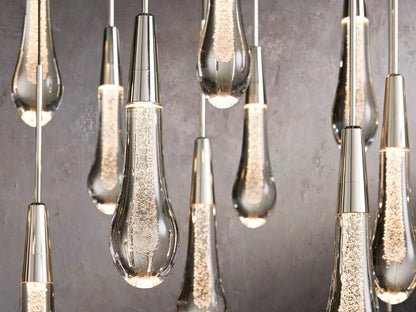 Single Linear Hanging Pendant Light