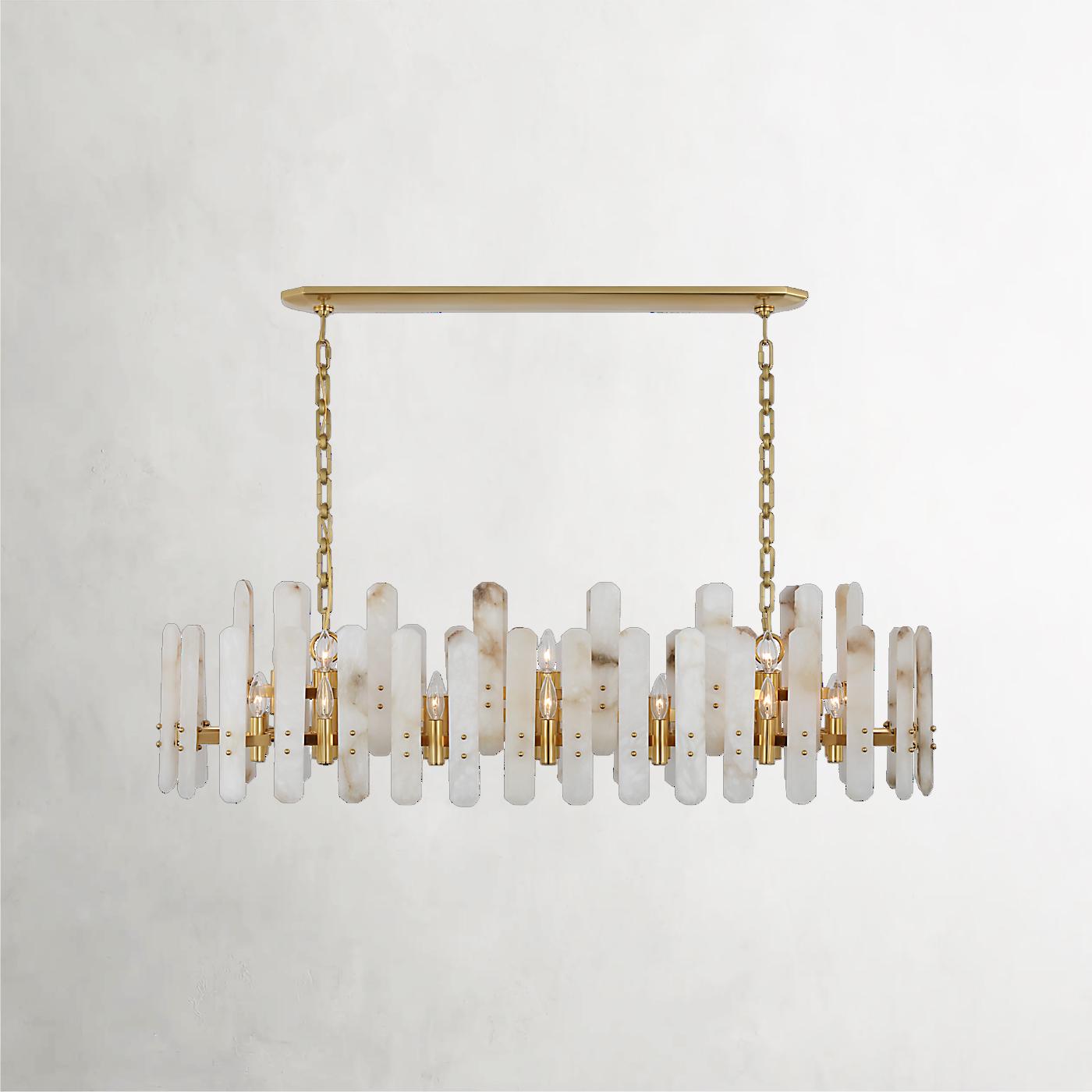 Bonnington Grand Rectangular Pendant Chandelier
