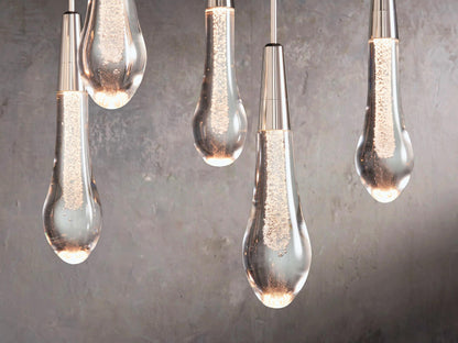 Single Linear Hanging Pendant Light