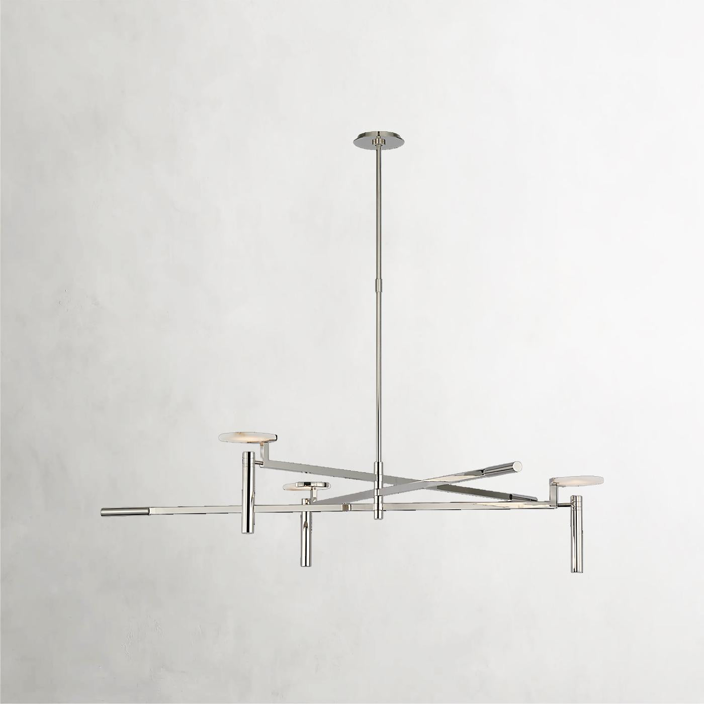Melange Grande Hovering Disc Pendant Chandelier