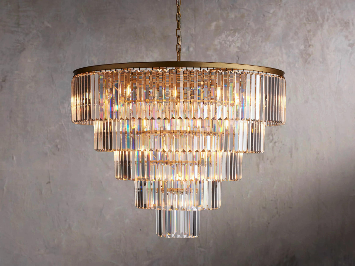 Leyland Tiered Round Pendant Light Fixture