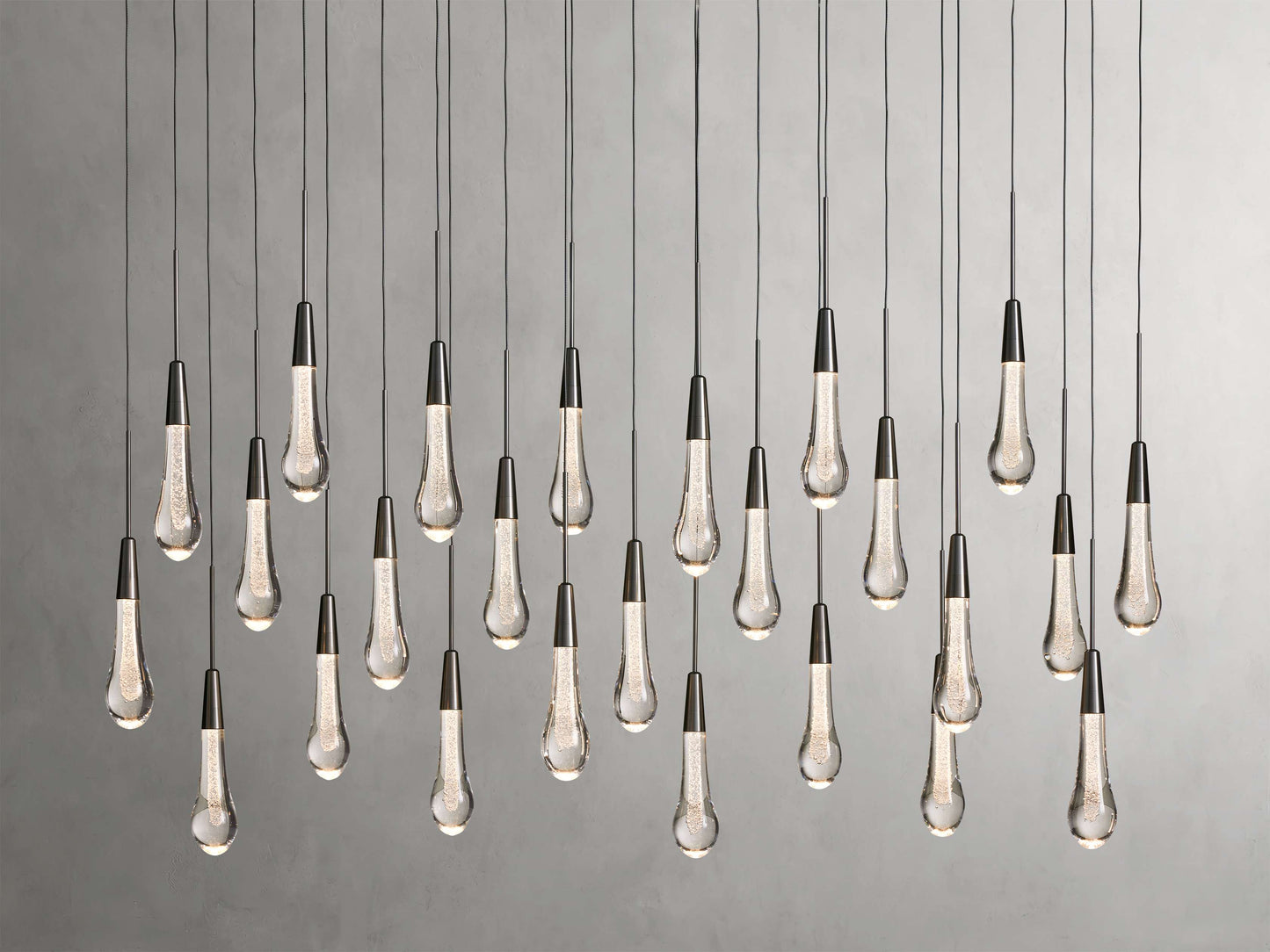 Single Linear Hanging Pendant Light