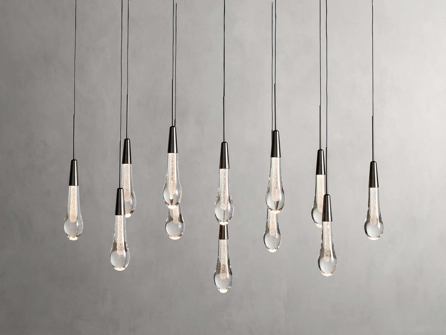 Single Linear Hanging Pendant Light