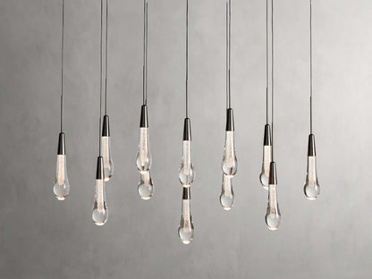 Single Linear Hanging Pendant Light