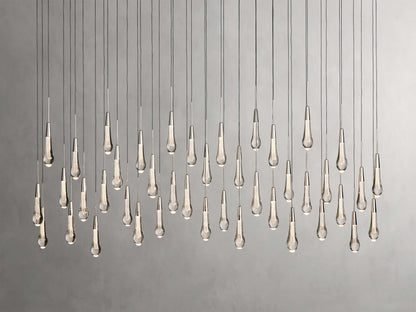 Single Linear Hanging Pendant Light