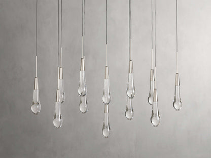 Single Linear Hanging Pendant Light