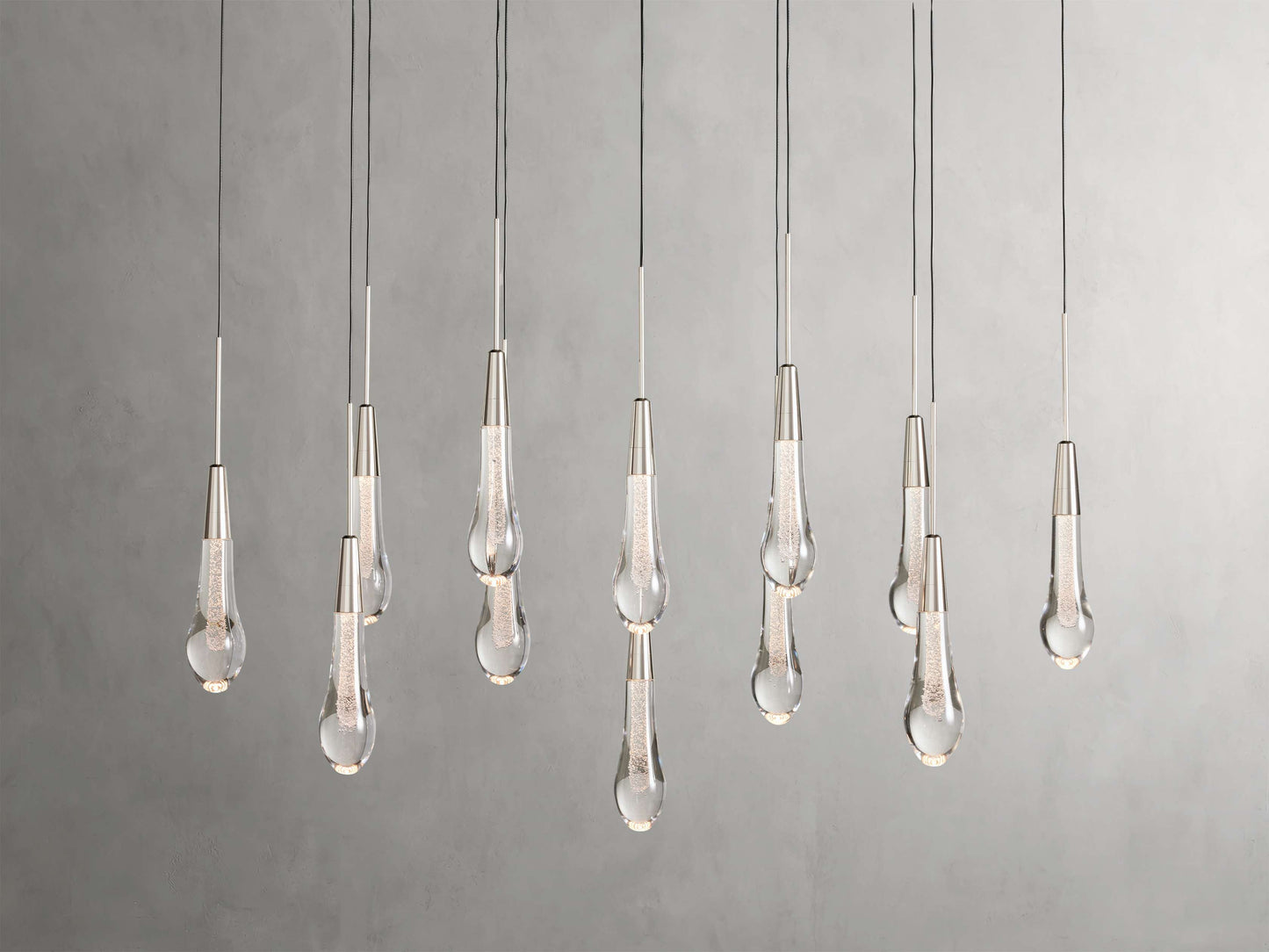 Single Linear Hanging Pendant Light
