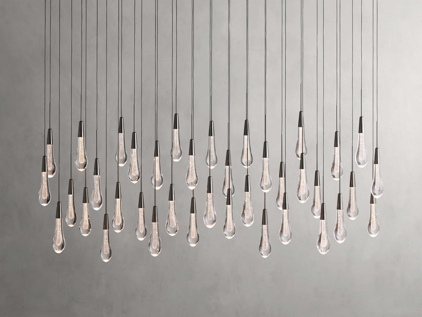 Single Linear Hanging Pendant Light