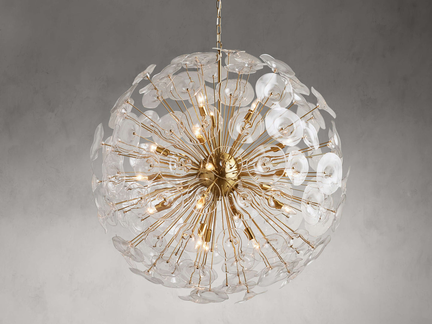 Floral Sphere Hanging Lamp