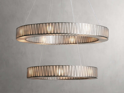 Jeunet 2-Tier Round Pendant Light Fixture