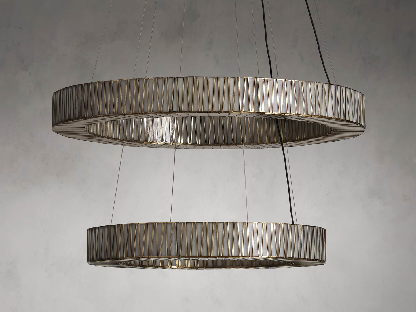 Jeunet 2-Tier Round Pendant Light Fixture