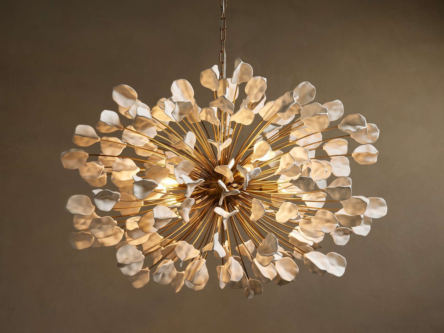 Moonlit Silverleaf Pendant Light