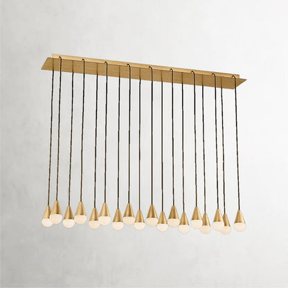 Cupola Alabaster 18-Light Pendant Chandelier