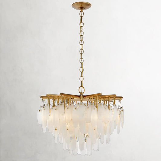Cora LED Pendant Light in Vintage Burnished Brass