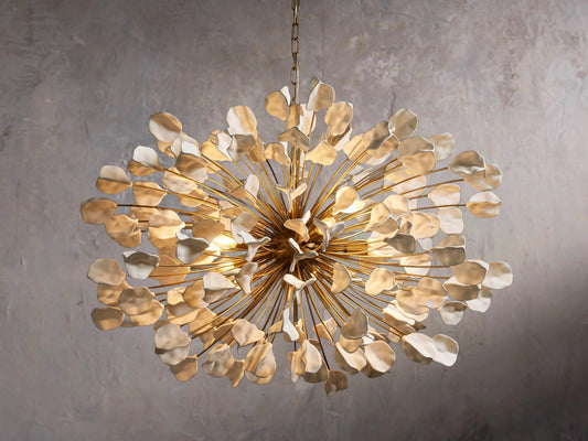 Moonlit Silverleaf Pendant Light