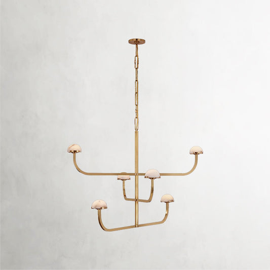 Pedra Three Layer Low‑Profile Chandelier