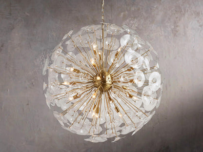 Floral Sphere Hanging Lamp