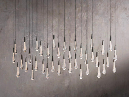 Single Linear Hanging Pendant Light