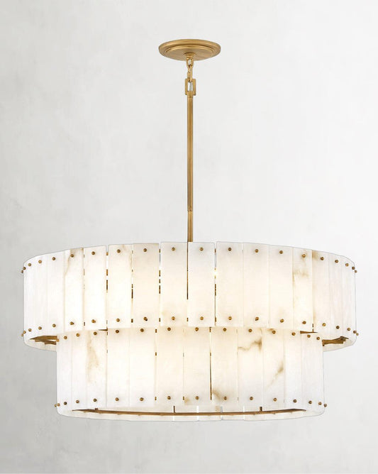 Simone LED Pendant Light Brushed Gold