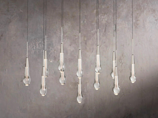 Single Linear Hanging Pendant Light