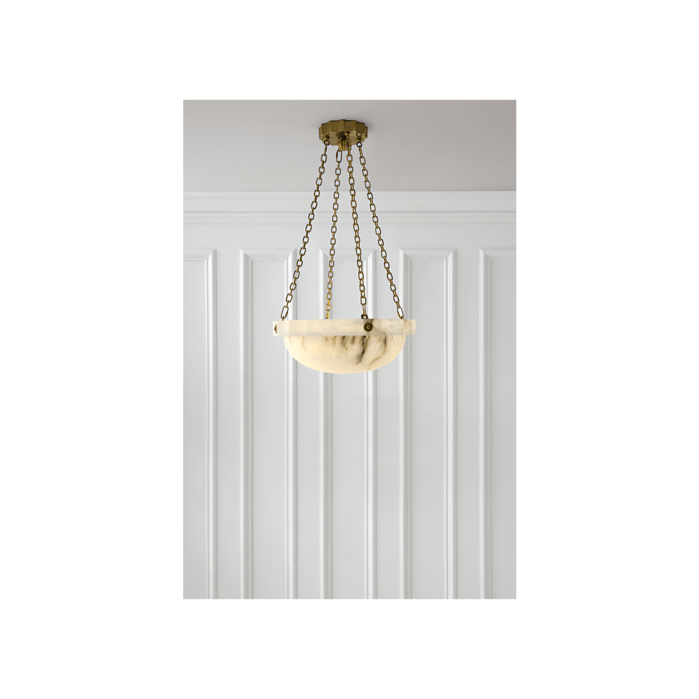 Grooved Ring Mid-Size Pendant Chandelier