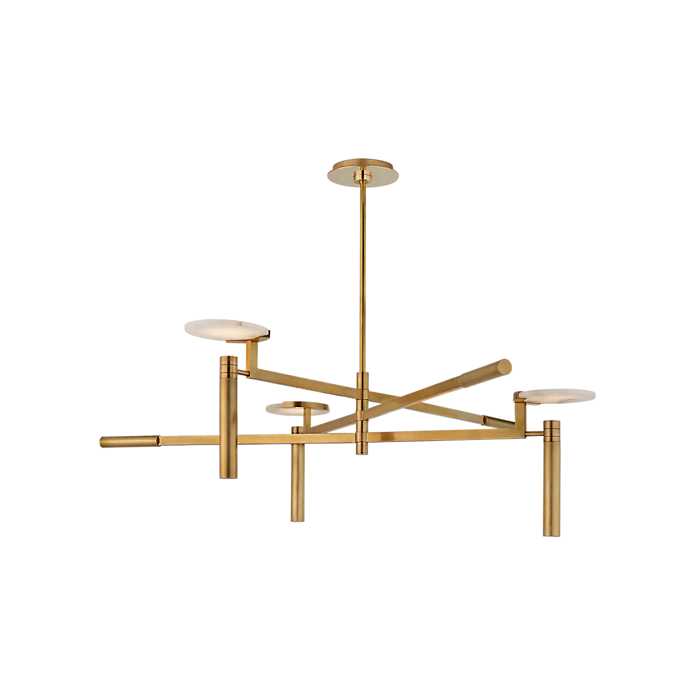 Melange Grand Suspended Disc Pendant Chandelier