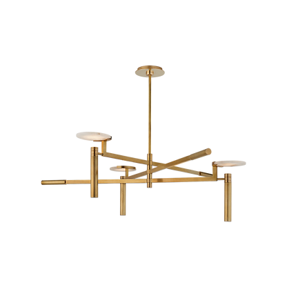 Melange Grand Suspended Disc Pendant Chandelier