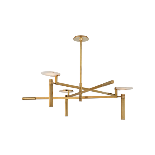 Melange Grand Suspended Disc Pendant Chandelier