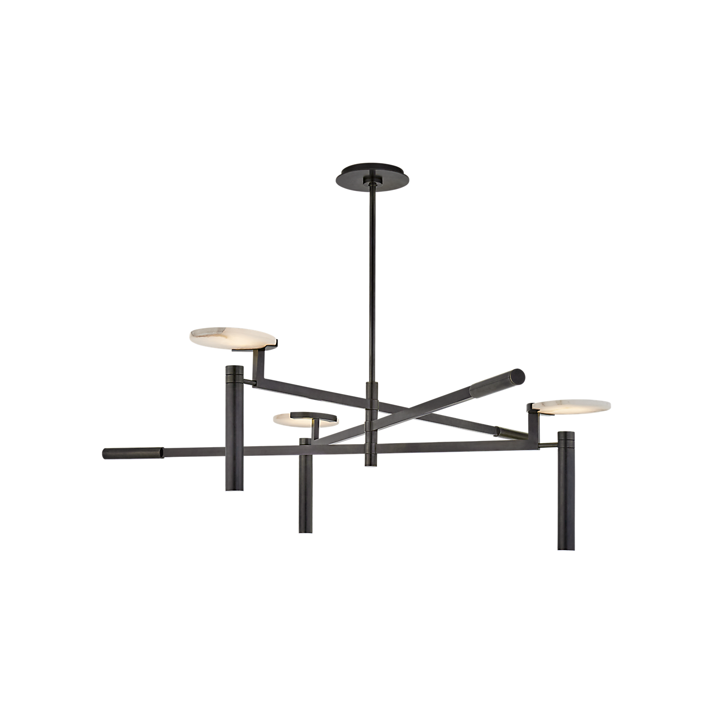 Melange Grand Suspended Disc Pendant Chandelier