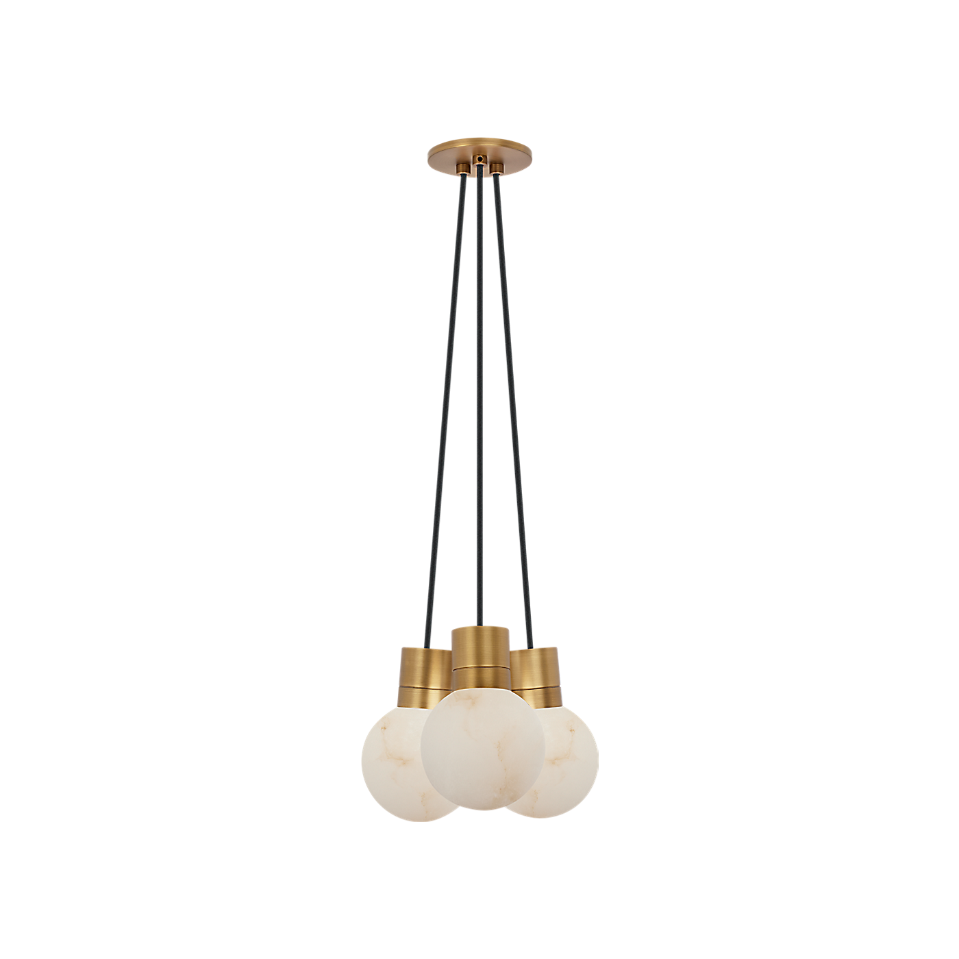 Mina Alabaster 3-Light Mini Pendant Chandelier