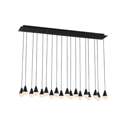 Cupola Alabaster 18-Light Pendant Chandelier