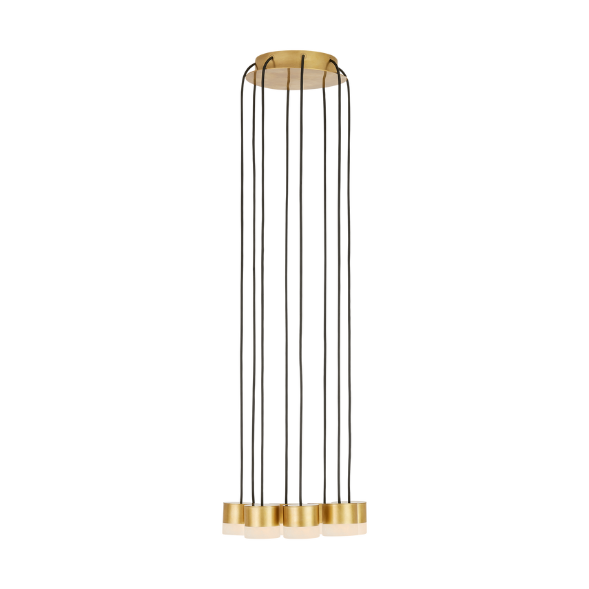 Gable Alabaster 8-Light Pendant Chandelier