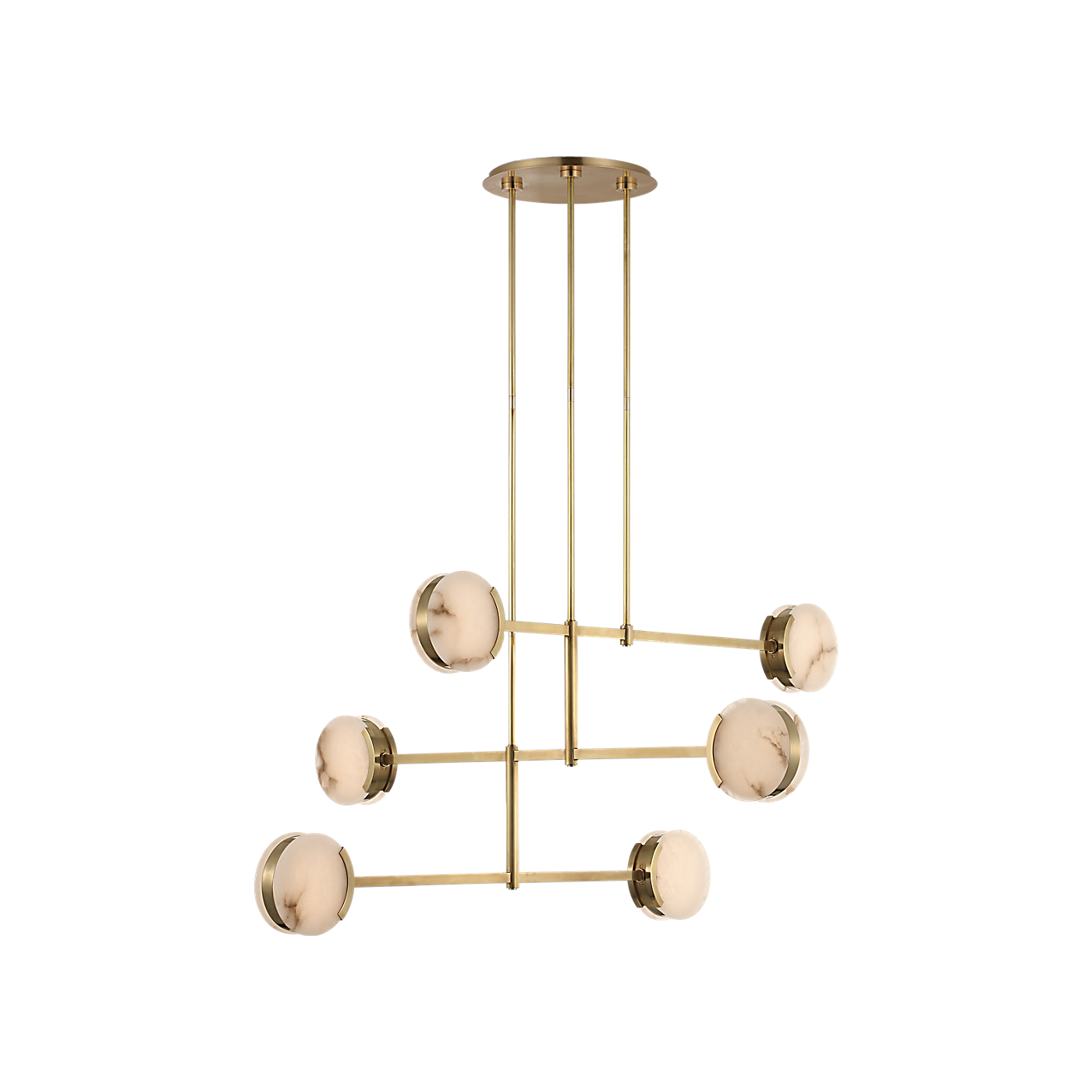 Blend 54" Adjustable Multi-Position Chandelier