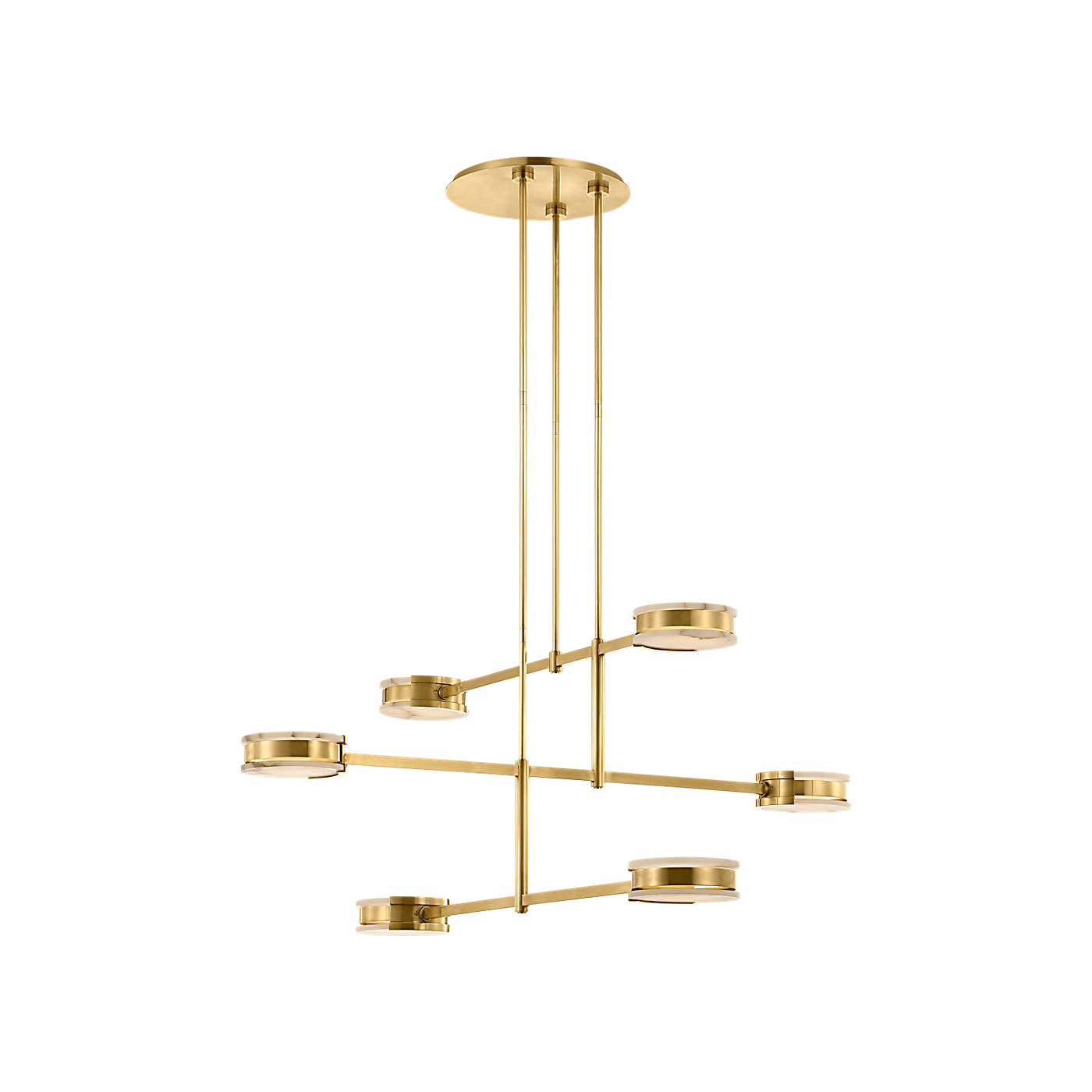 Blend 54" Adjustable Multi-Position Chandelier