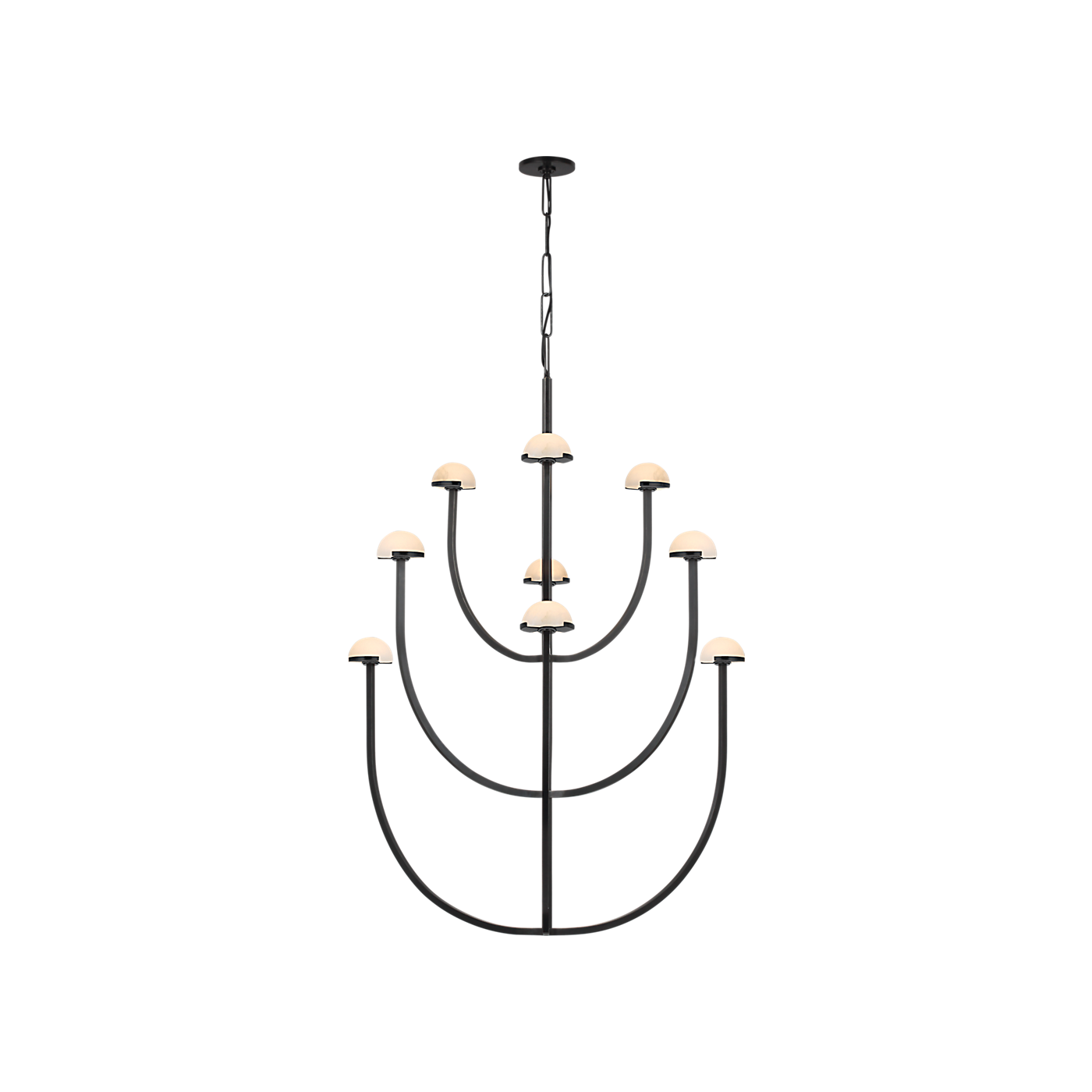 Pedra Oversized Triple-Tier Chandelier